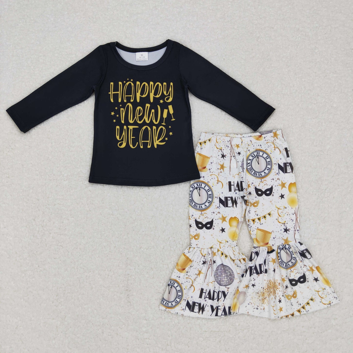 Happy New Year Girls Suit
