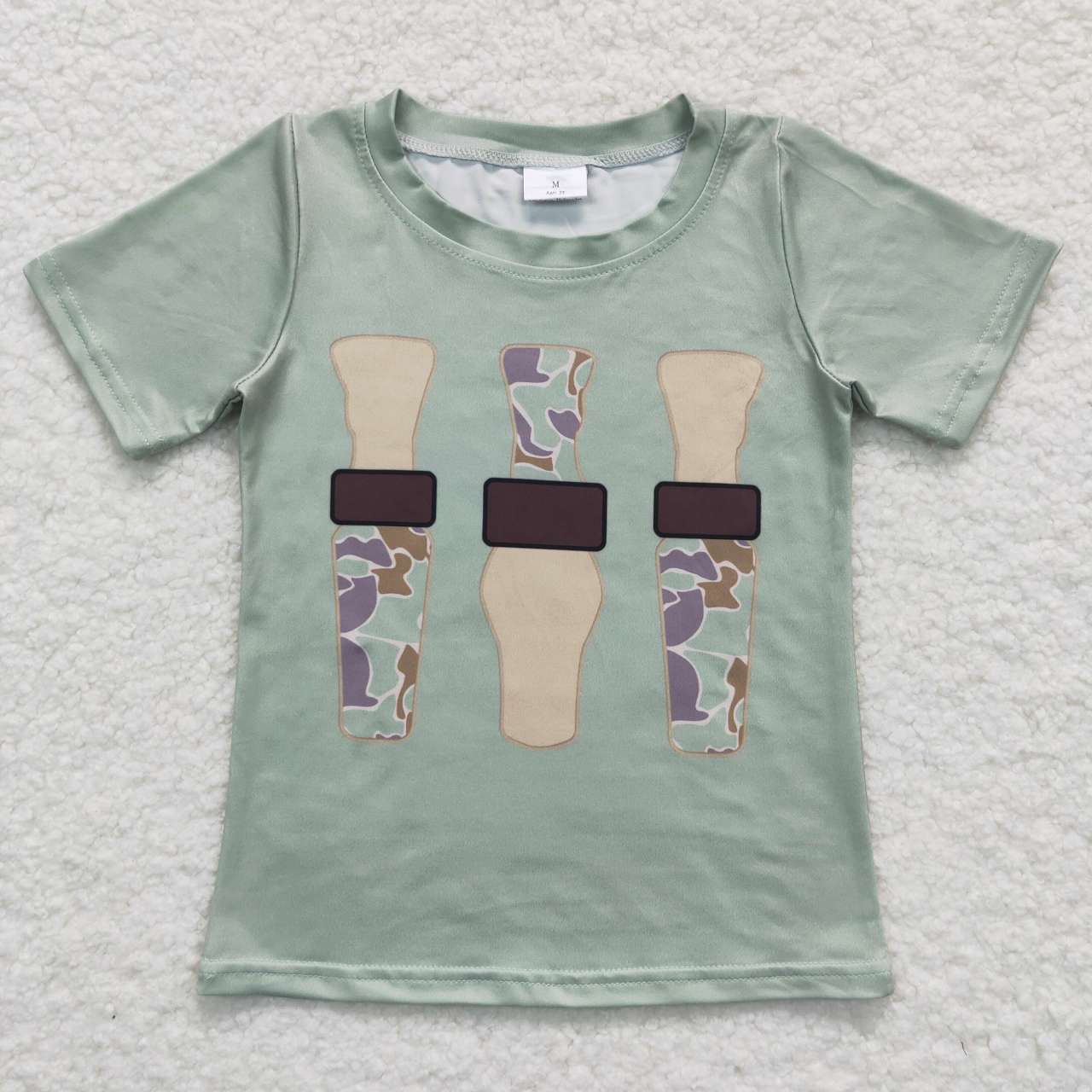 Green Camo Short Sleeve Shirt