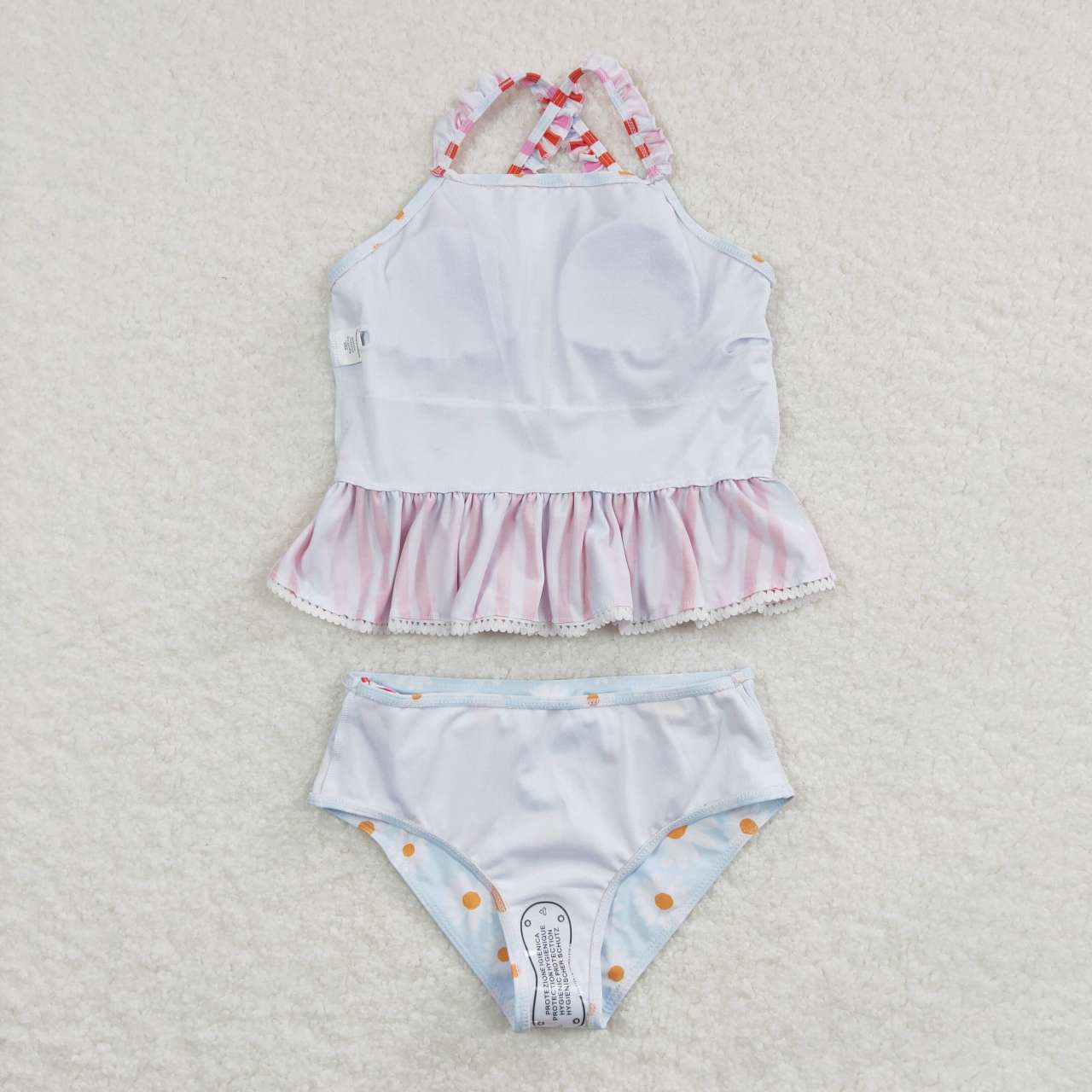 Blue daisy 2pc girls summer Swimsuit