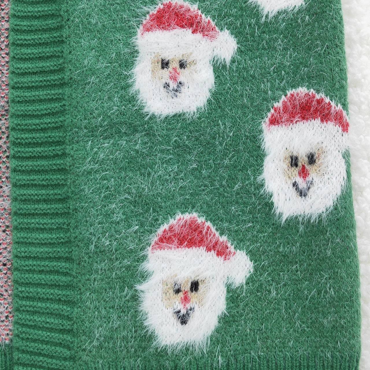 Christmas Green Santa Sweater (pre-order ,ready 2-3week)