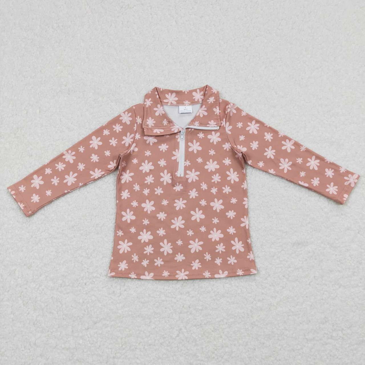 floral Long Sleeve Print Coat