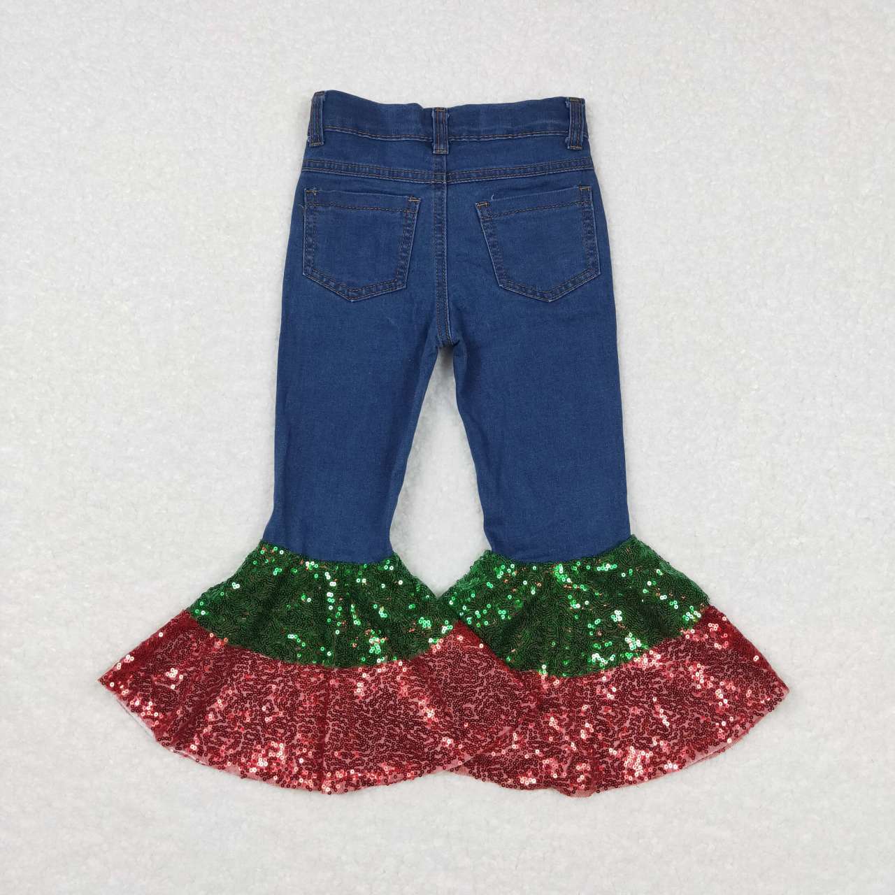 Blue Pants Bottom sequins Jeans