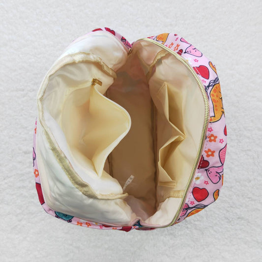 Pink Heart dinosaur Print BACKPACK