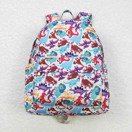 Colorful Dinosaur Print BACKPACK