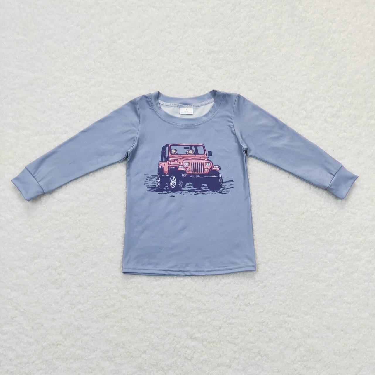 Car Print Long sleeve Shirt