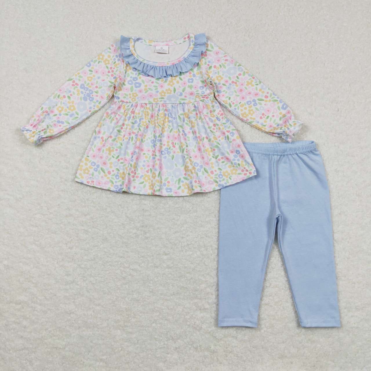 Fall Froal Long sleeve Print Girls Set