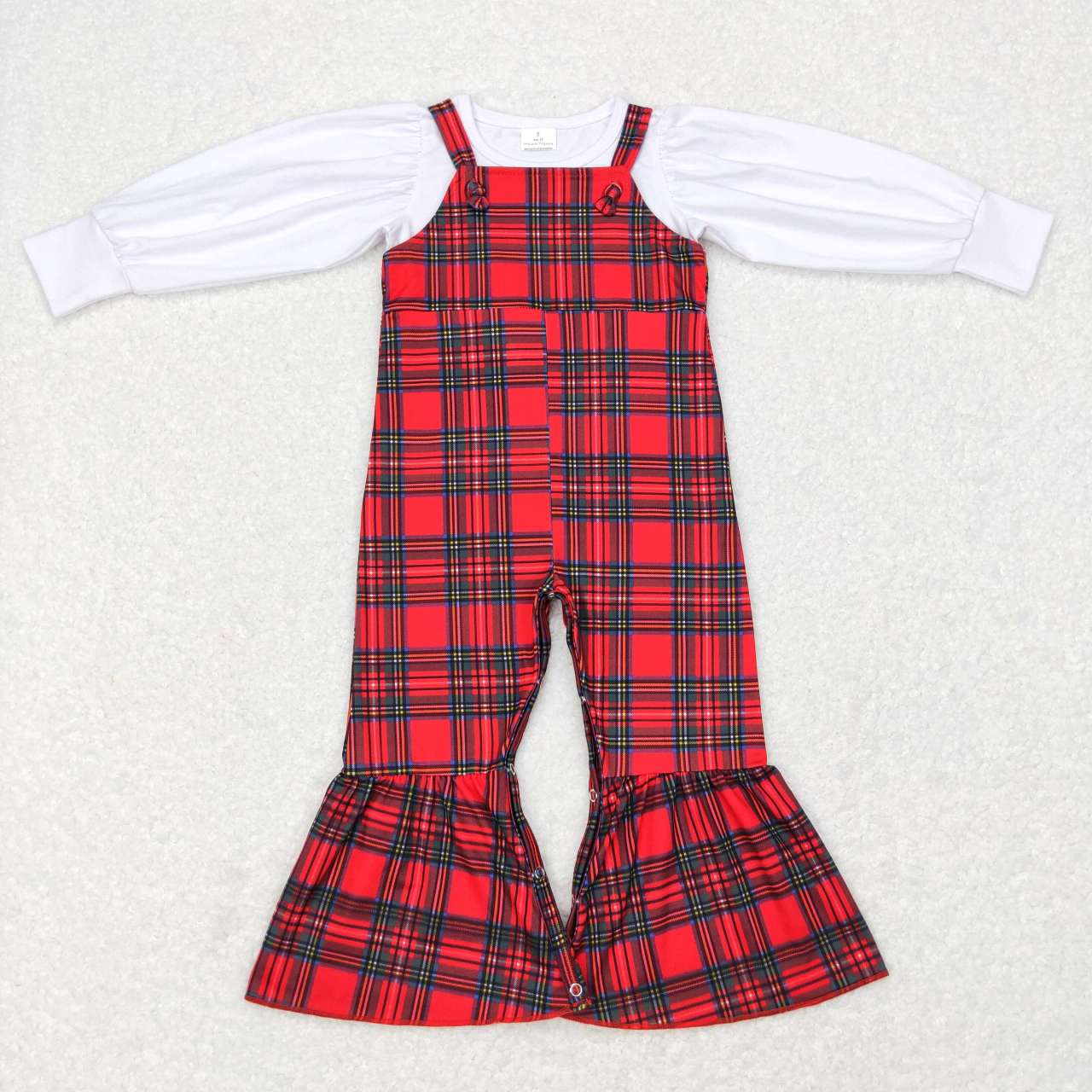 Red Green Plaid Short Jumpsuit overall outfits