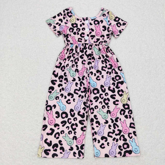 Easter Leopard Bunny Leopard Milk Cow Jumpsuit