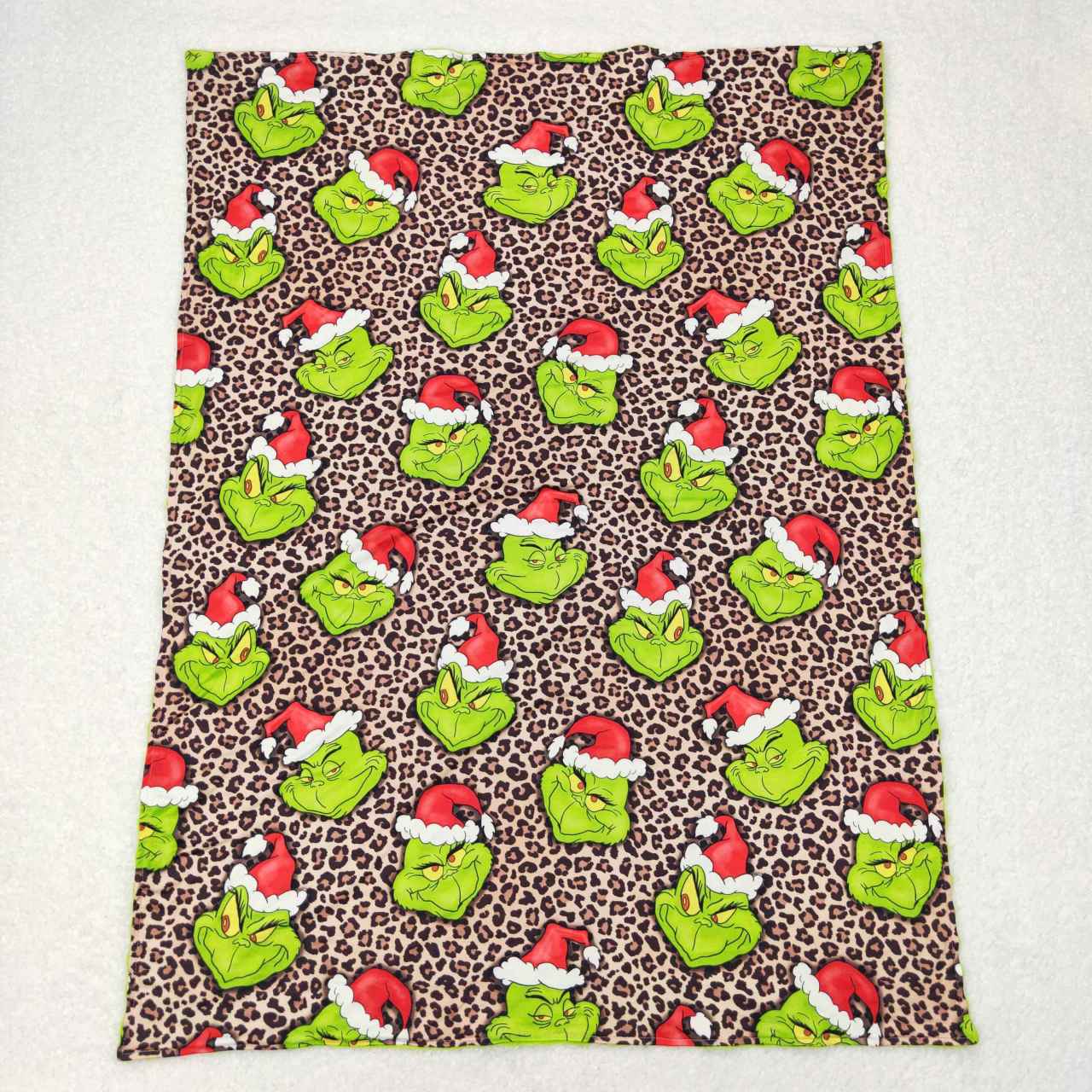 Christmas Green Cartoon Print Kids's Blanket