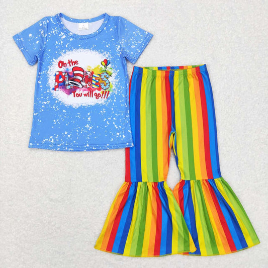Colorful cartoon Print Girls Set