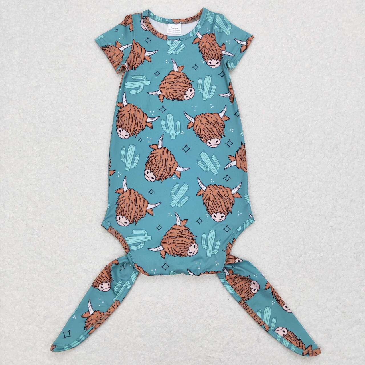 Blue Cow Gown