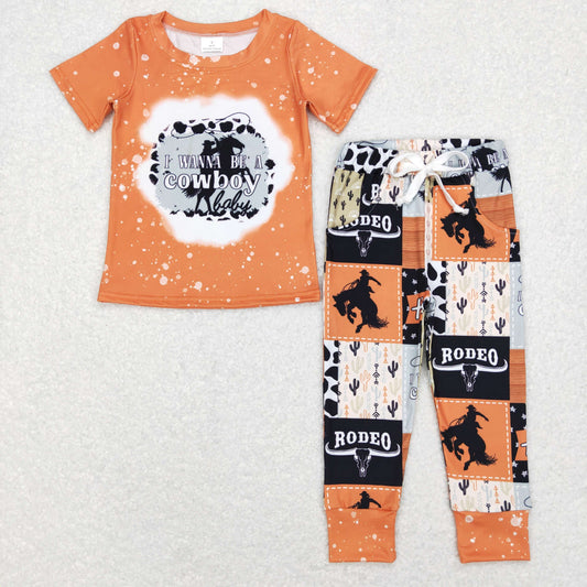 Orange COWBOY Boy Outfits