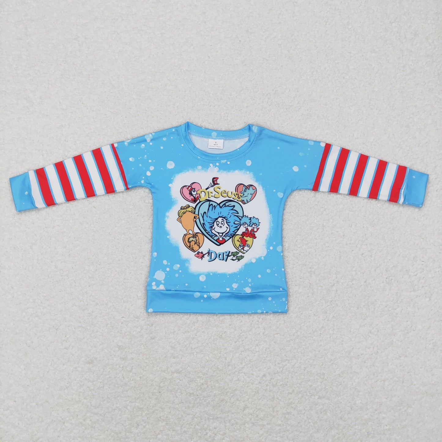 Blue bleach Cartoon Long Sleeve Shirt