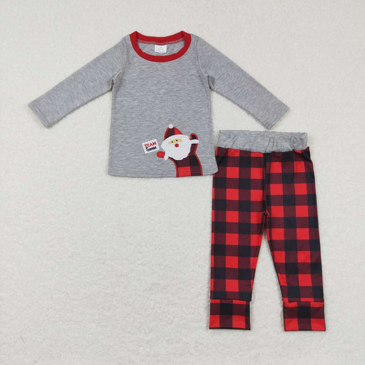 Christmas Embroidered Santa pajamas