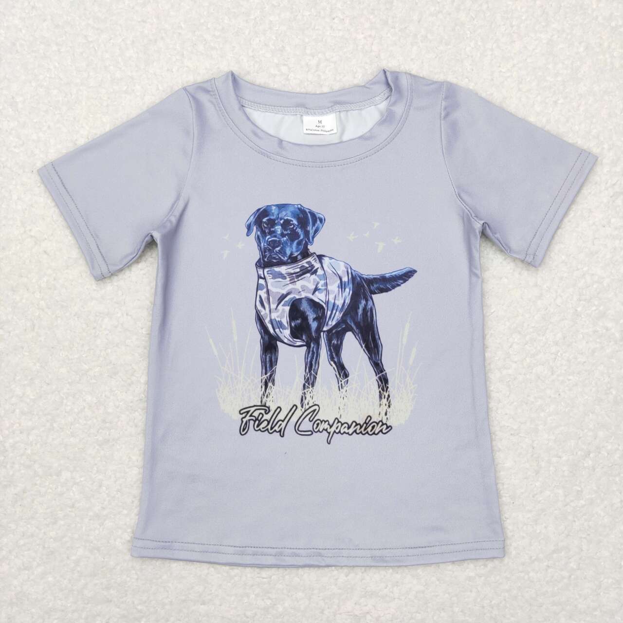 Grey Dog Short Shirt