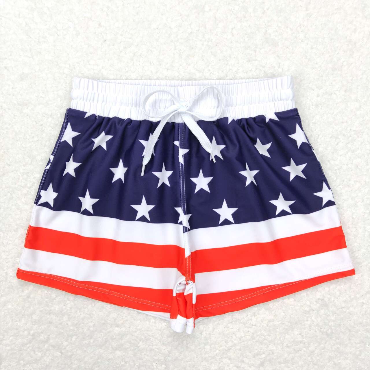 July of 4th Star Print short swim
