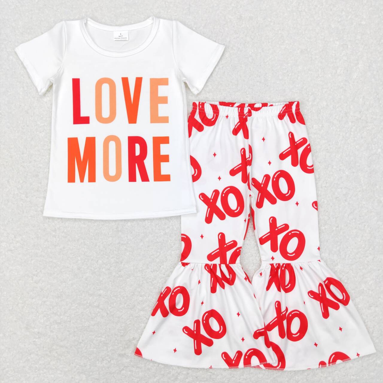 Valentine LOVE MORE Bell Pants Set