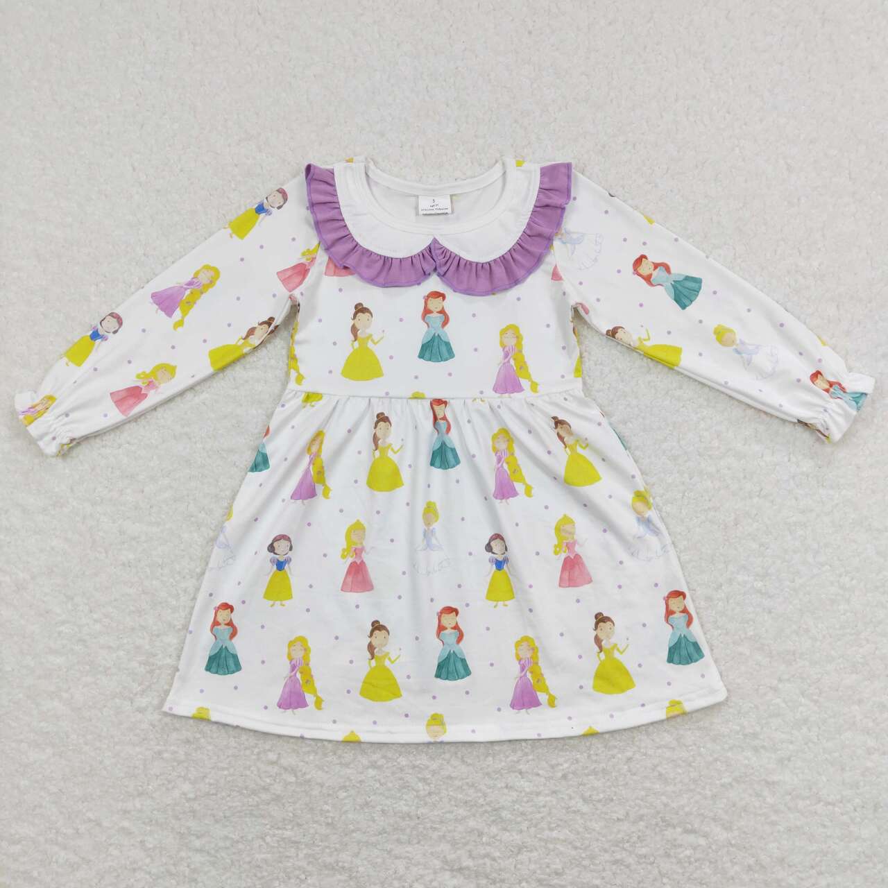 Princess Print long sleeve Dress