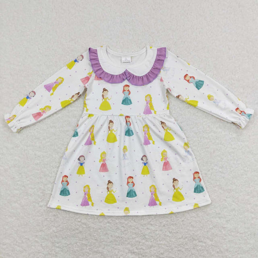 Princess Print long sleeve Dress