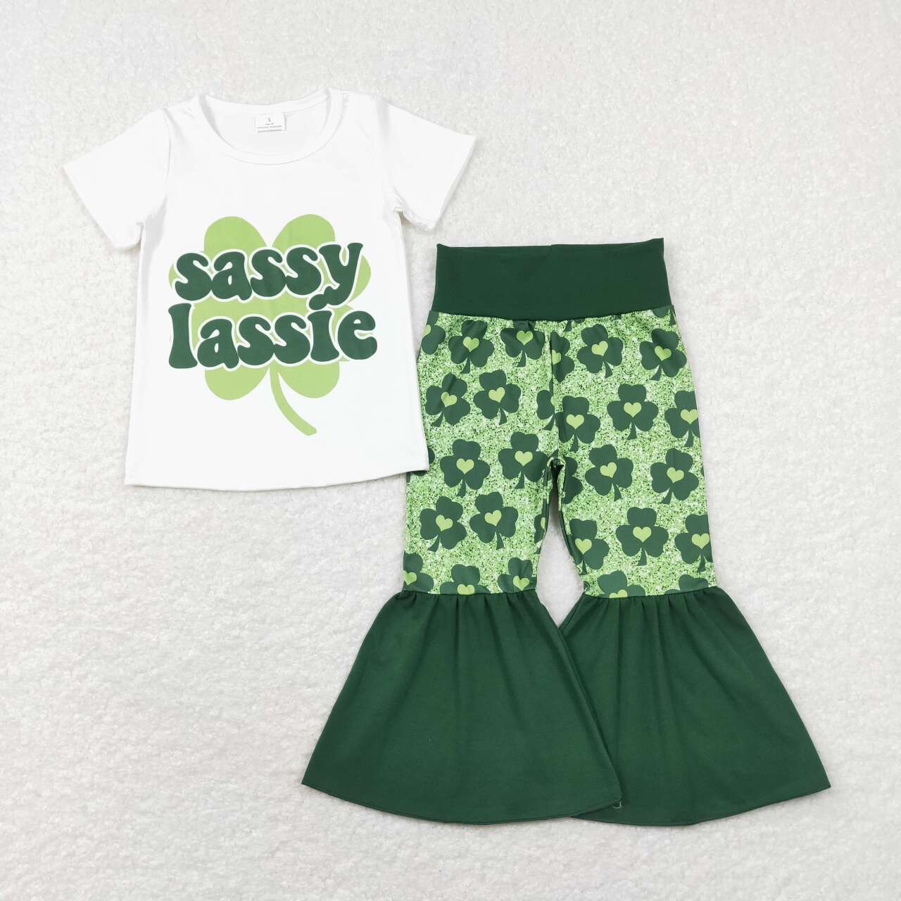 st patrick day Sassy Lassie Girls Set