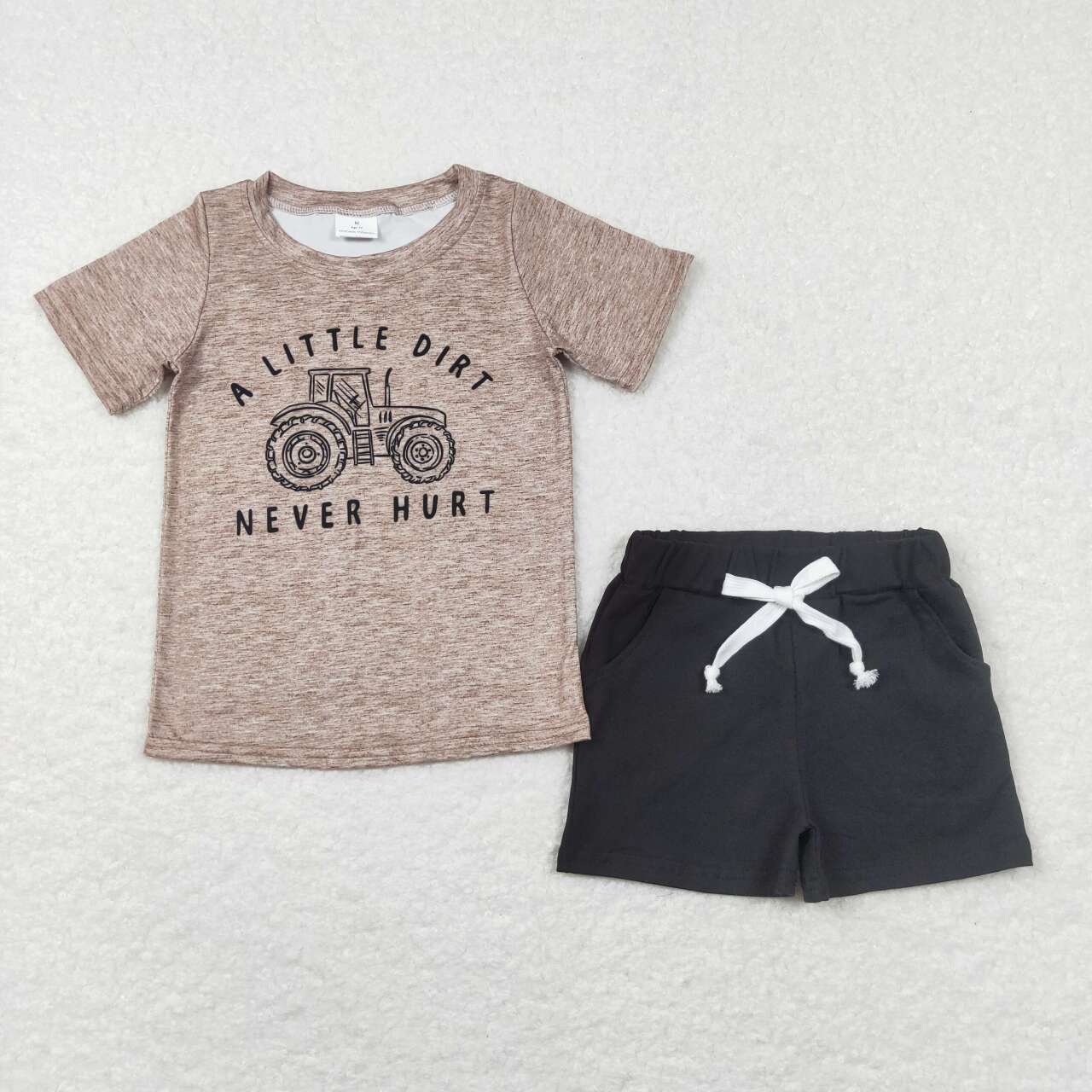 Grey Car Boy Set