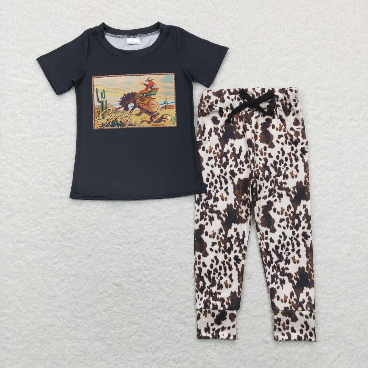 Western cowboy Print Boy Set