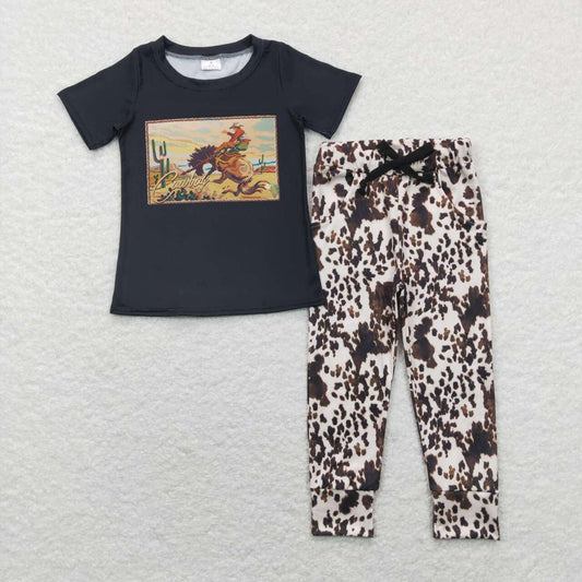 Western cowboy Print Boy Set