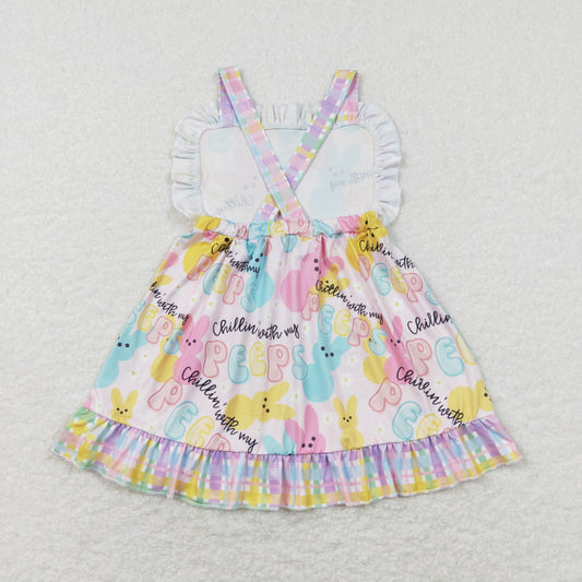 Easter Bunny Print Short sleeve Dress