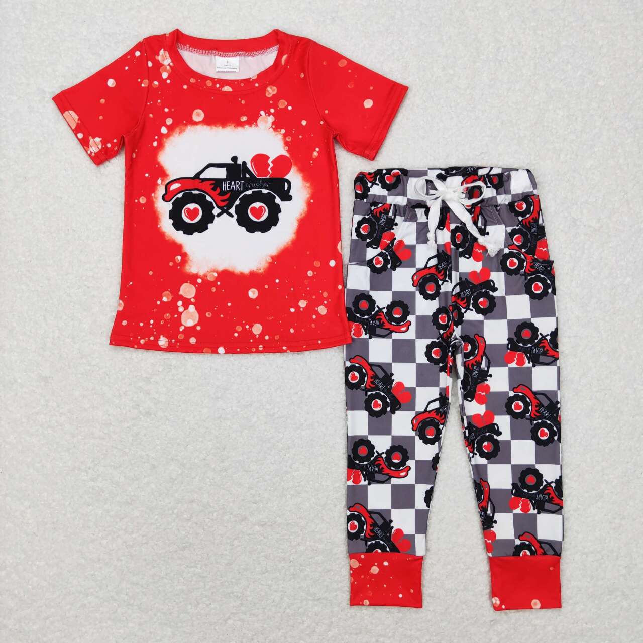 Valentine's Day Red Car Boy Set