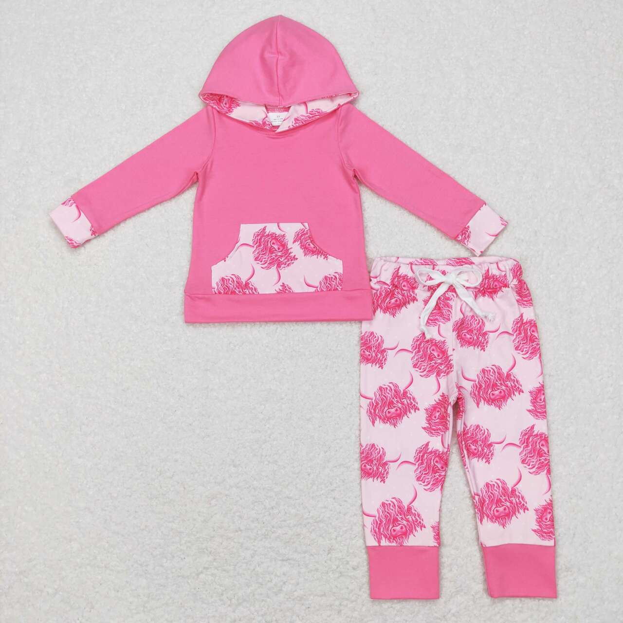 PInk floral Long Sleeve Jogger