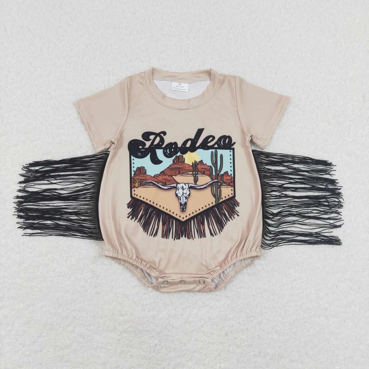 cactus Print with tassel Baby Romper