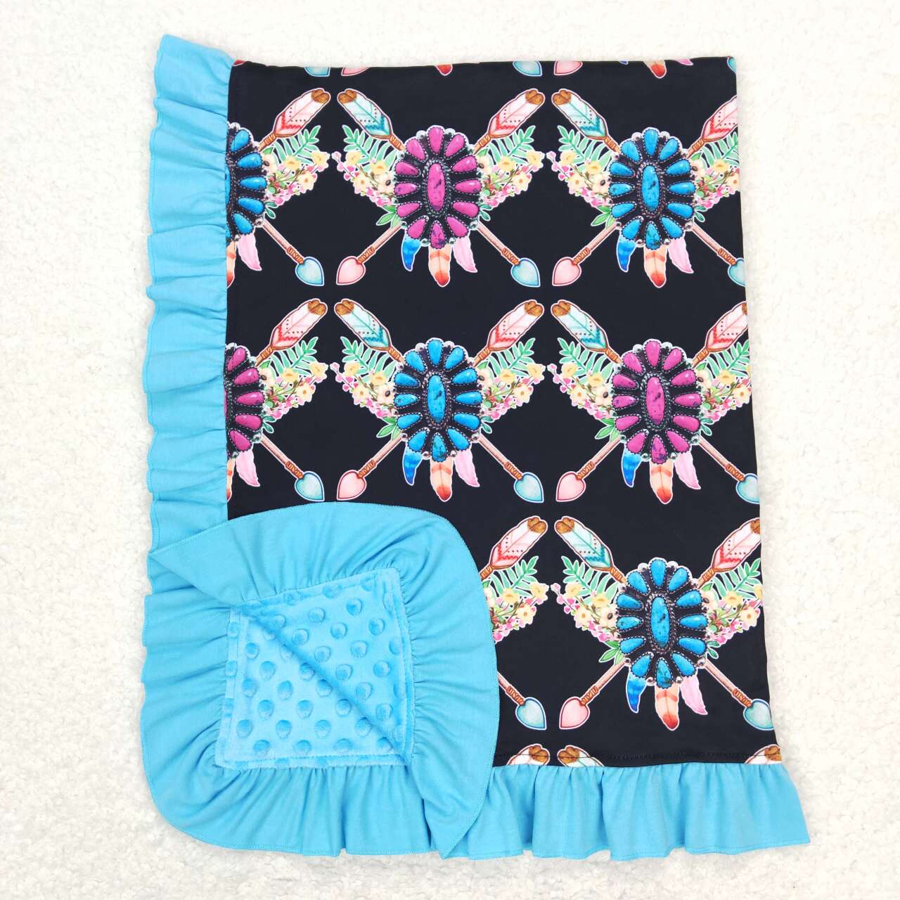 western turquoise Baby's Blanket