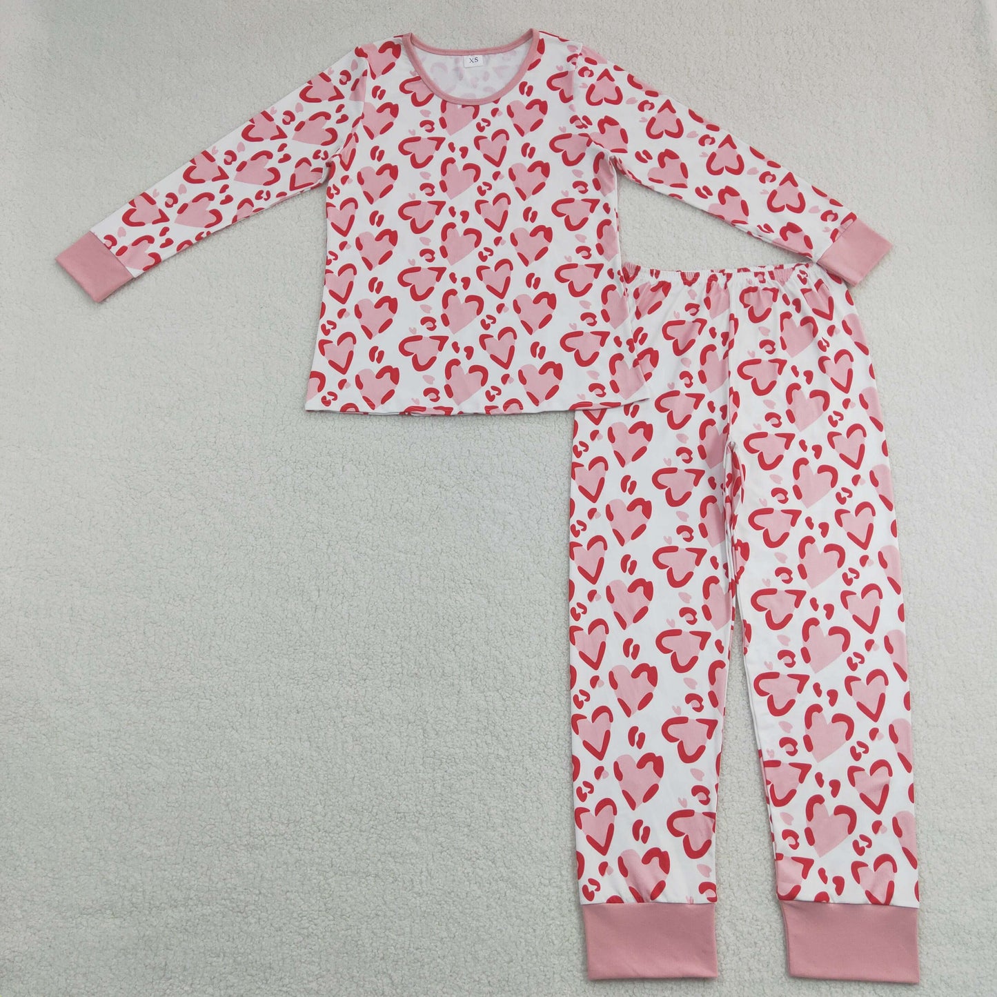 Valentine's Day pink hearts Pajamas