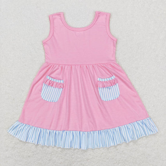 PInk sleeveless Girls Dress