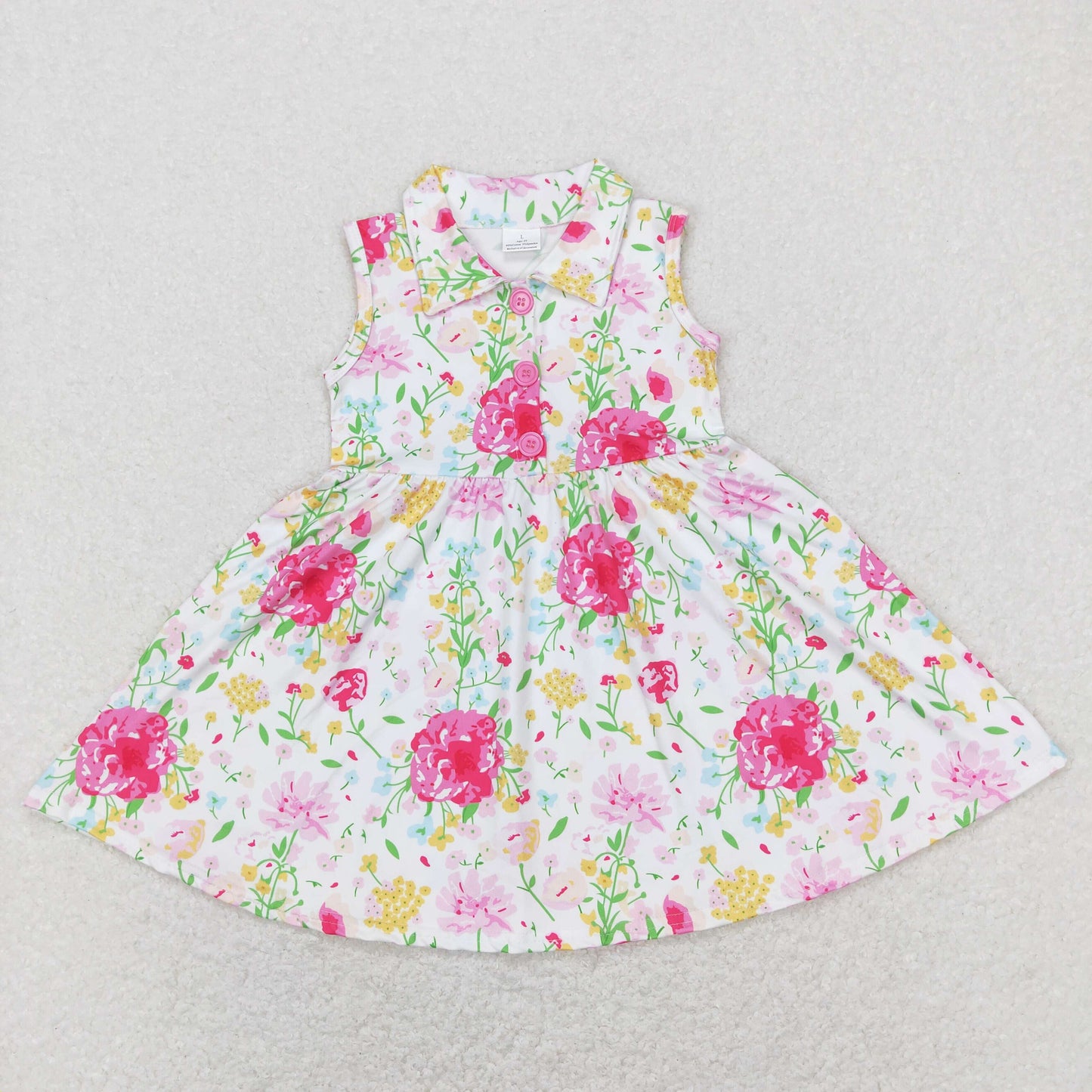 floral Print sleeveless Dress