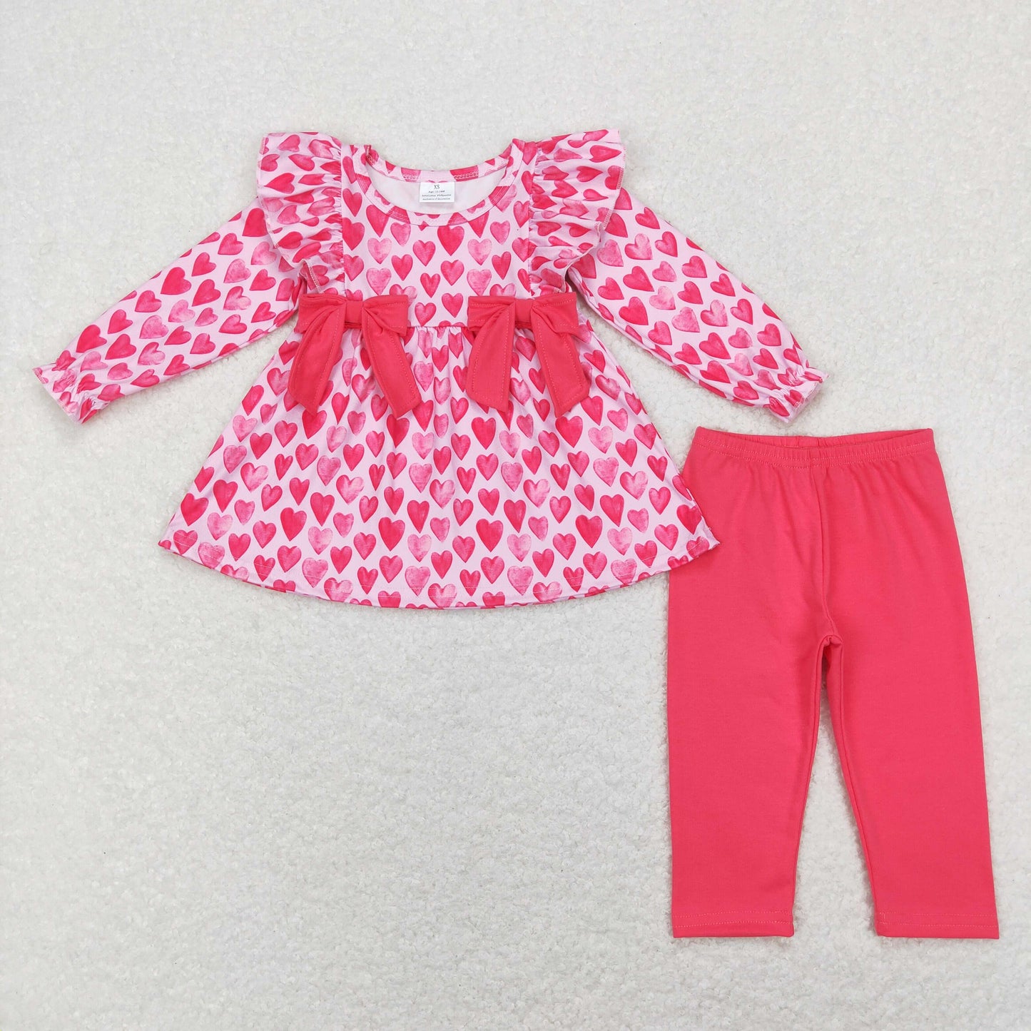 Valentine's Day Red Star Long Sleeve Suit