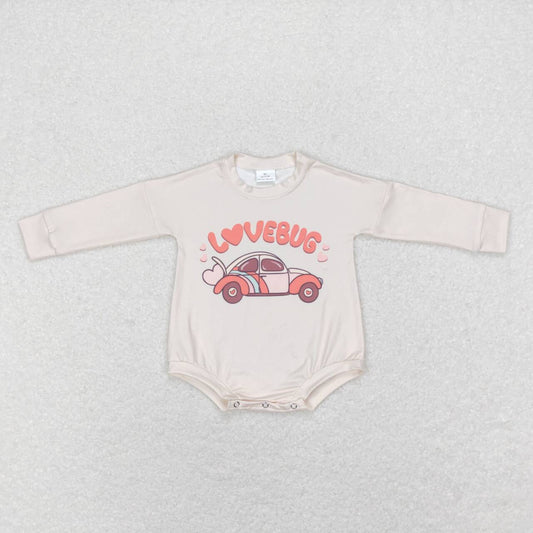 Lovebug Car Print long sleeves romper