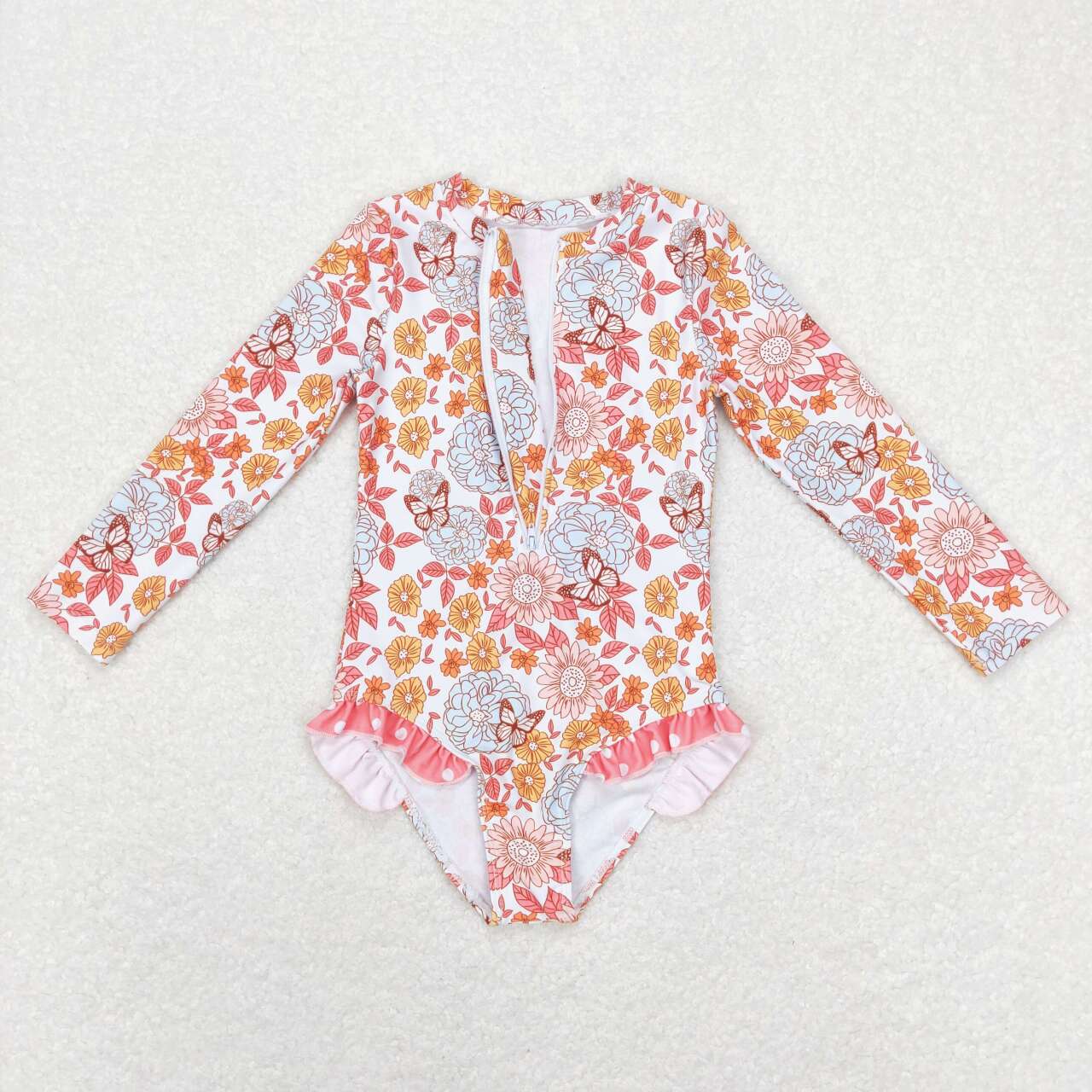 butterfly flower printing Swimsuit