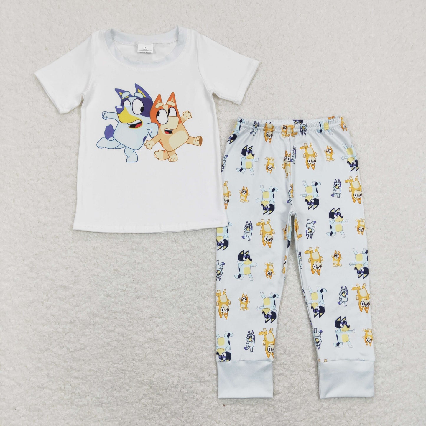 Dog Cartoon Print Boy Set
