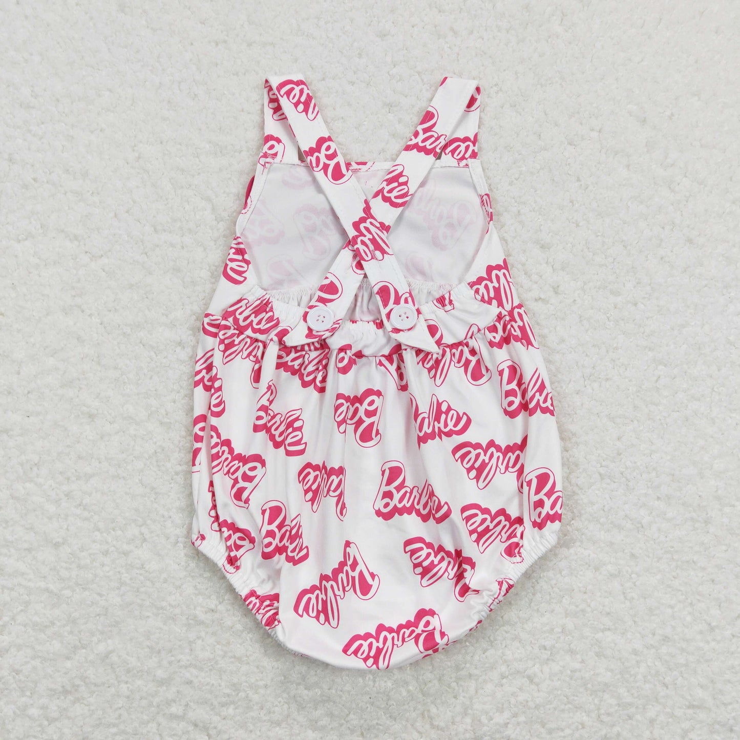 Pink Letter Baby Romper