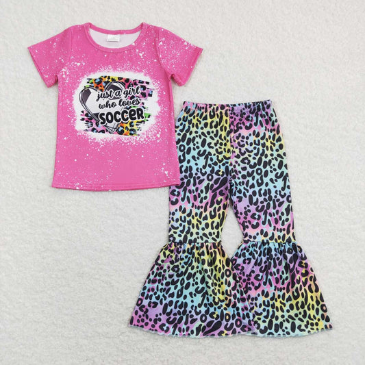 Hot Pink Leopard Girls Set