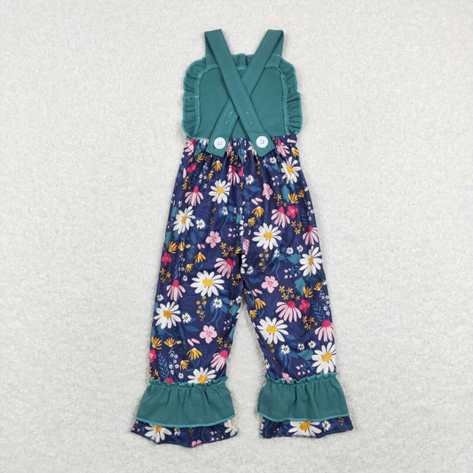 Dark Blue floral Jumpsuit