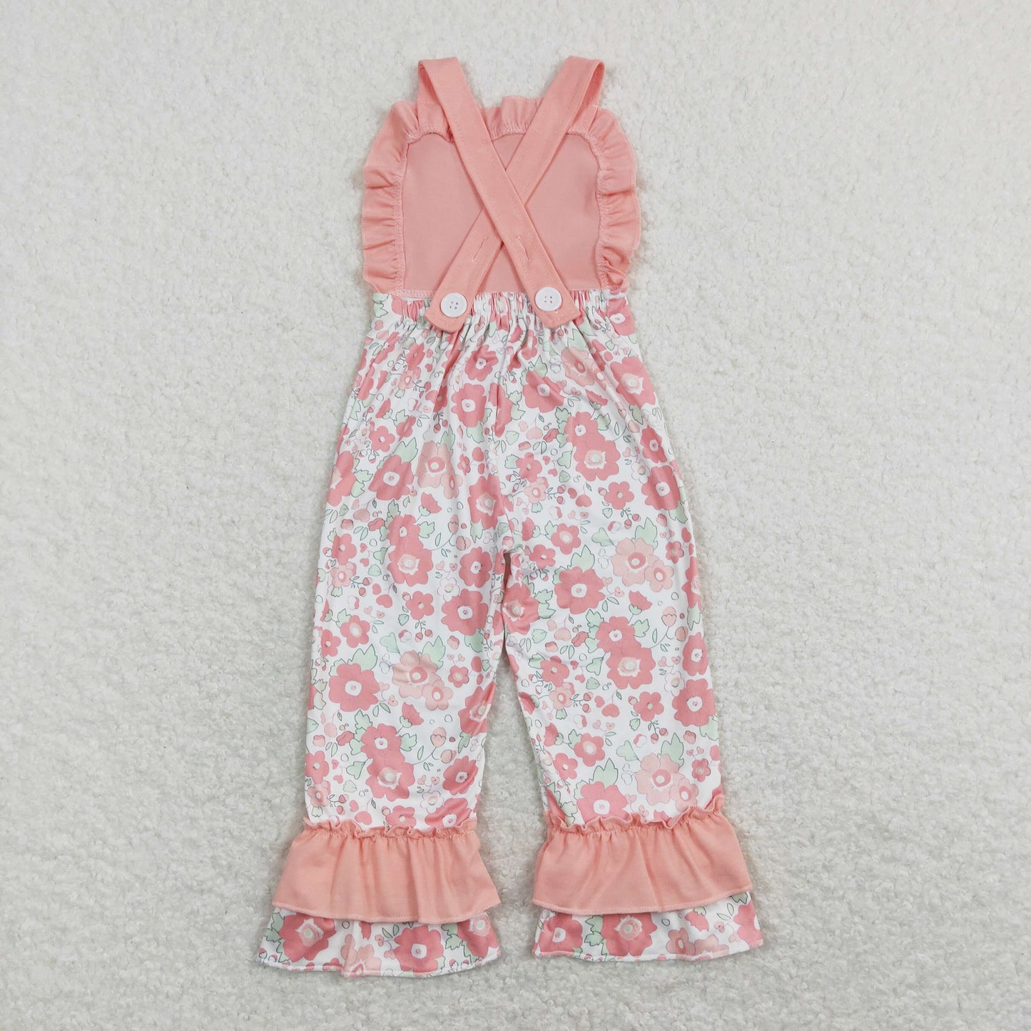 coral floral Jumpsuit