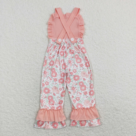 coral floral Jumpsuit