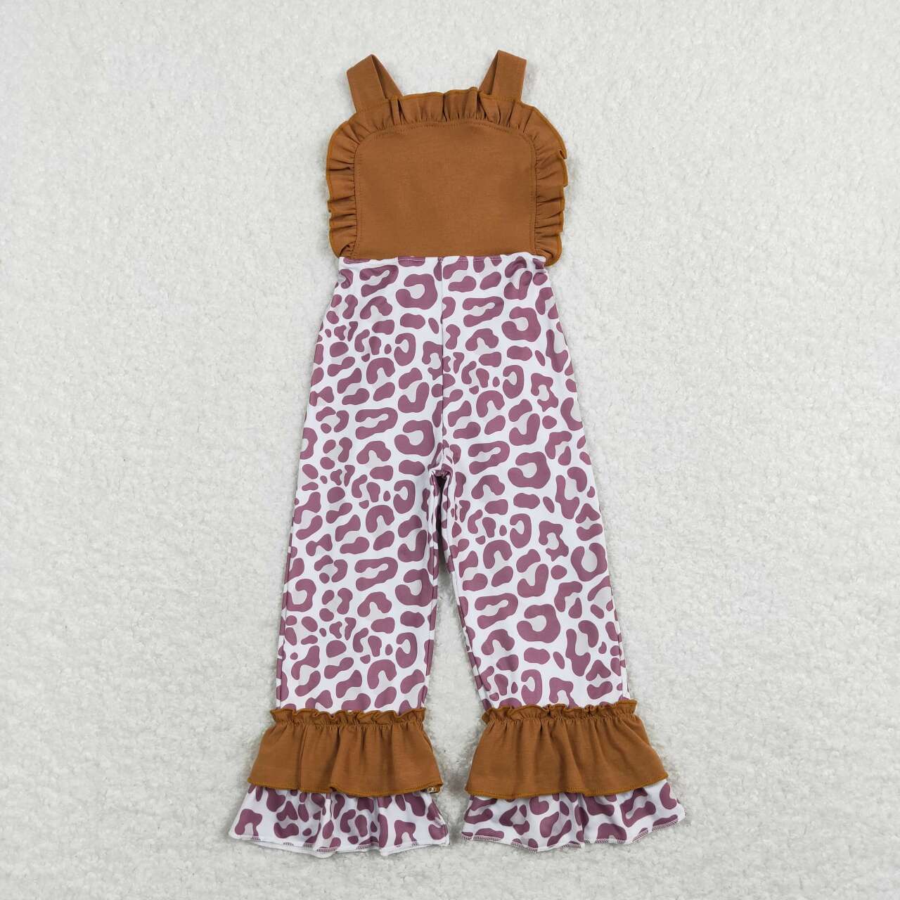 brown leopard print Jumpsuit