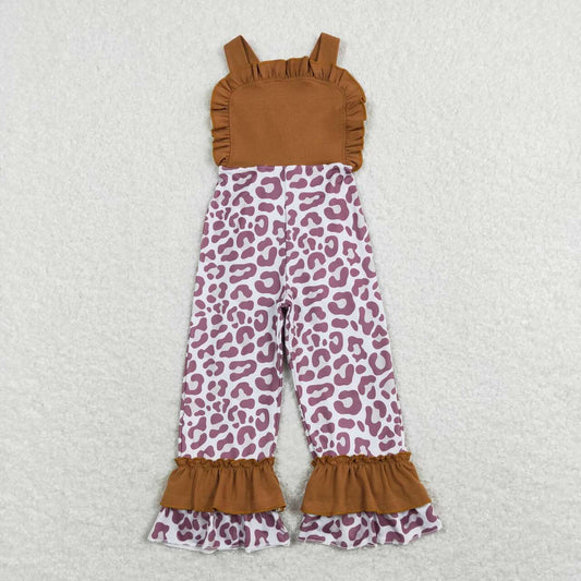 brown leopard print Jumpsuit