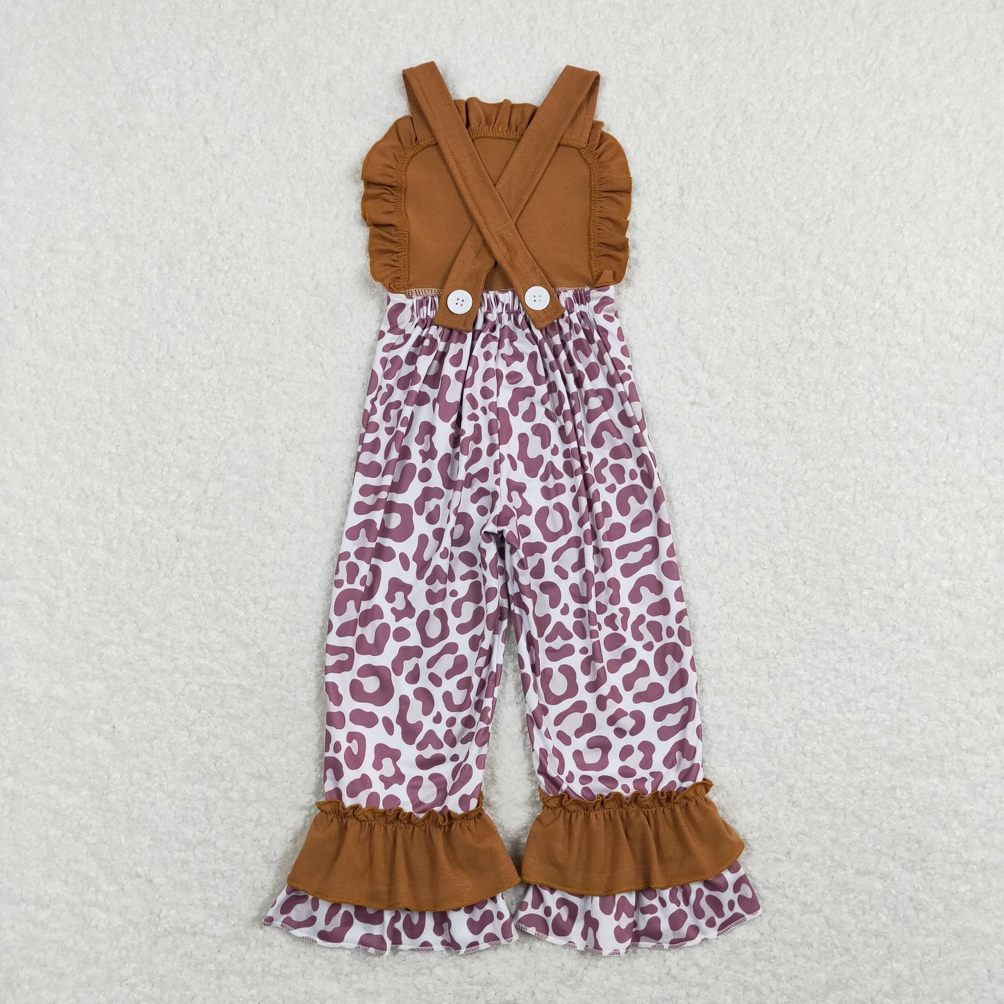brown leopard print Jumpsuit