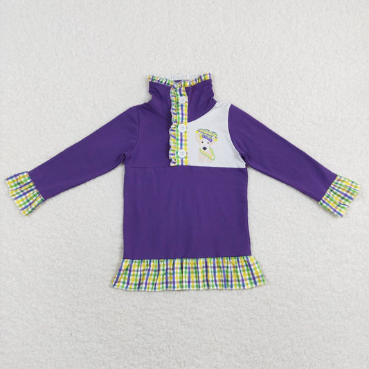 Purple Dog Print coat