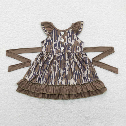 Camo sleeveless Girls dress