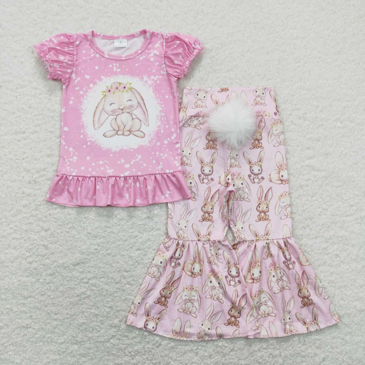 Easter Bunny Pink Girls Outfits